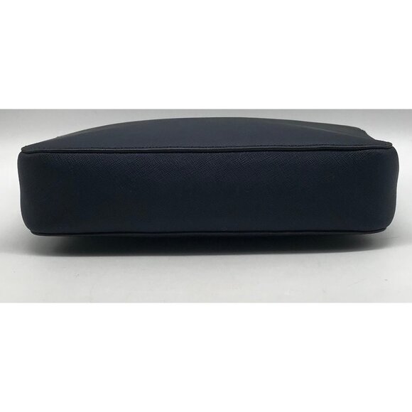 Michael Kors Navy Blue Leather Large Jet Set East West Crossbody Bag - Picture 9 of 11